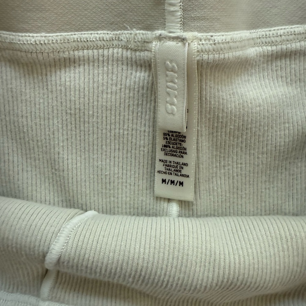 Skims Bone Ribbed Leggings Sz. M - Picture 5 of 7